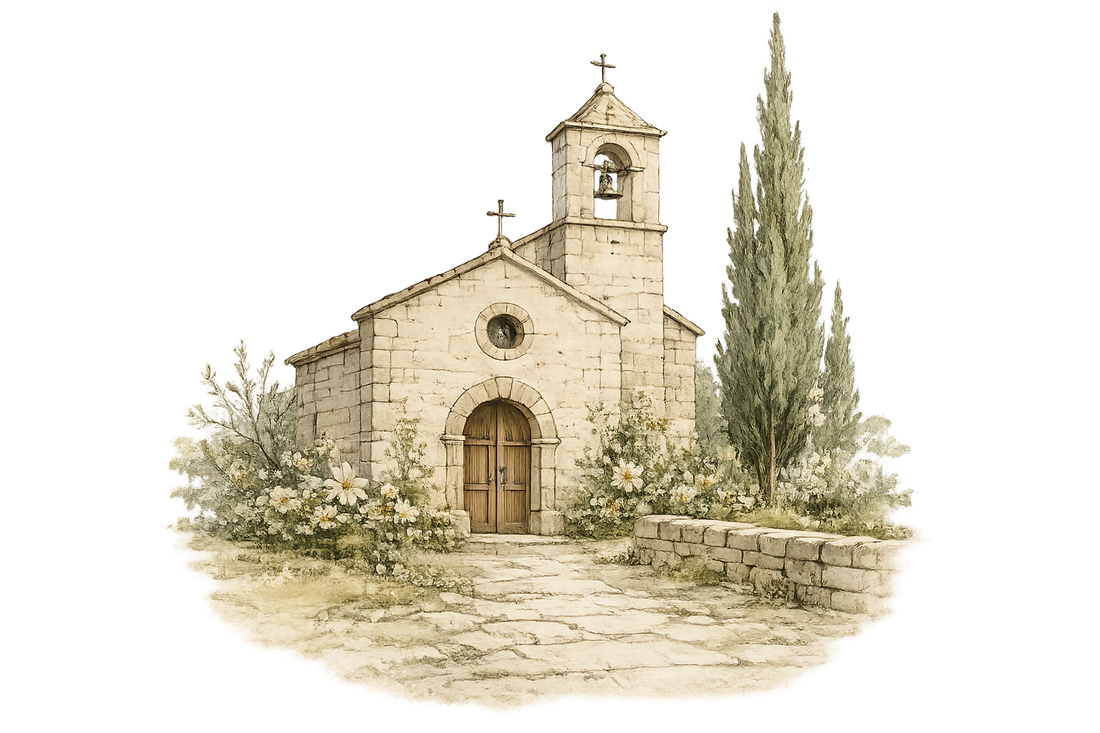 Capilla de Santa Clara rodeada de naturaleza